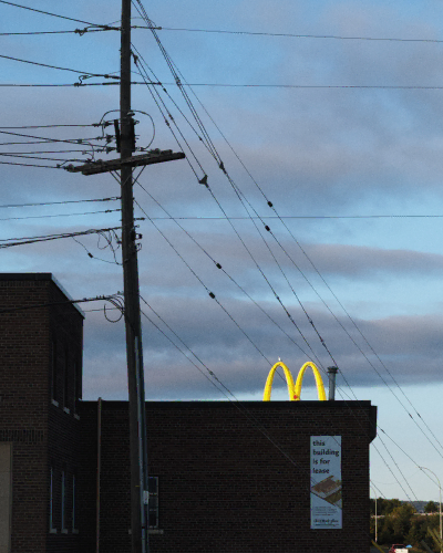 shining mcd arches and seagle sitting